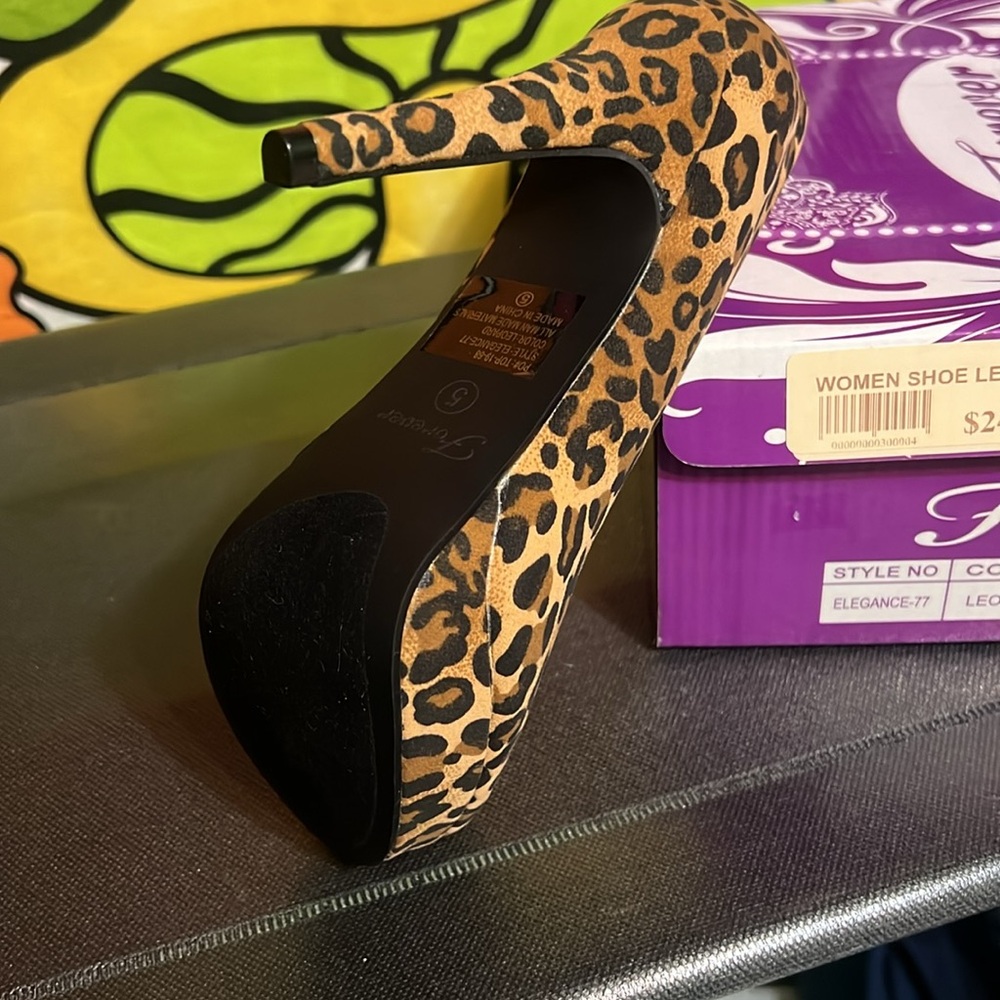 Women’s Leopard High Heels - Picture 5 of 5